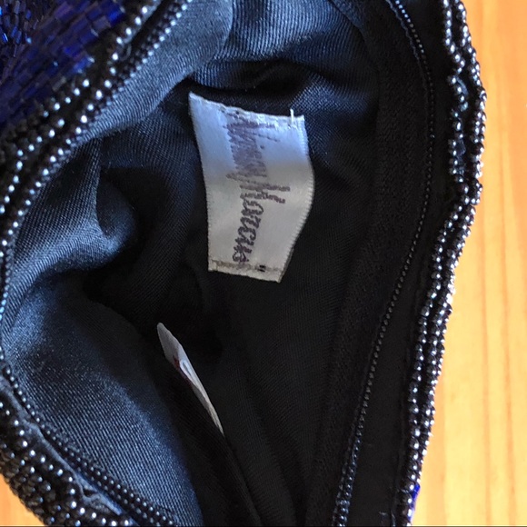 Vintage Neiman Marcus blue butterfly coin purse - Picture 6 of 9